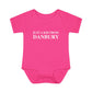 Just a kid from Danbury Infant Baby Rib Bodysuit