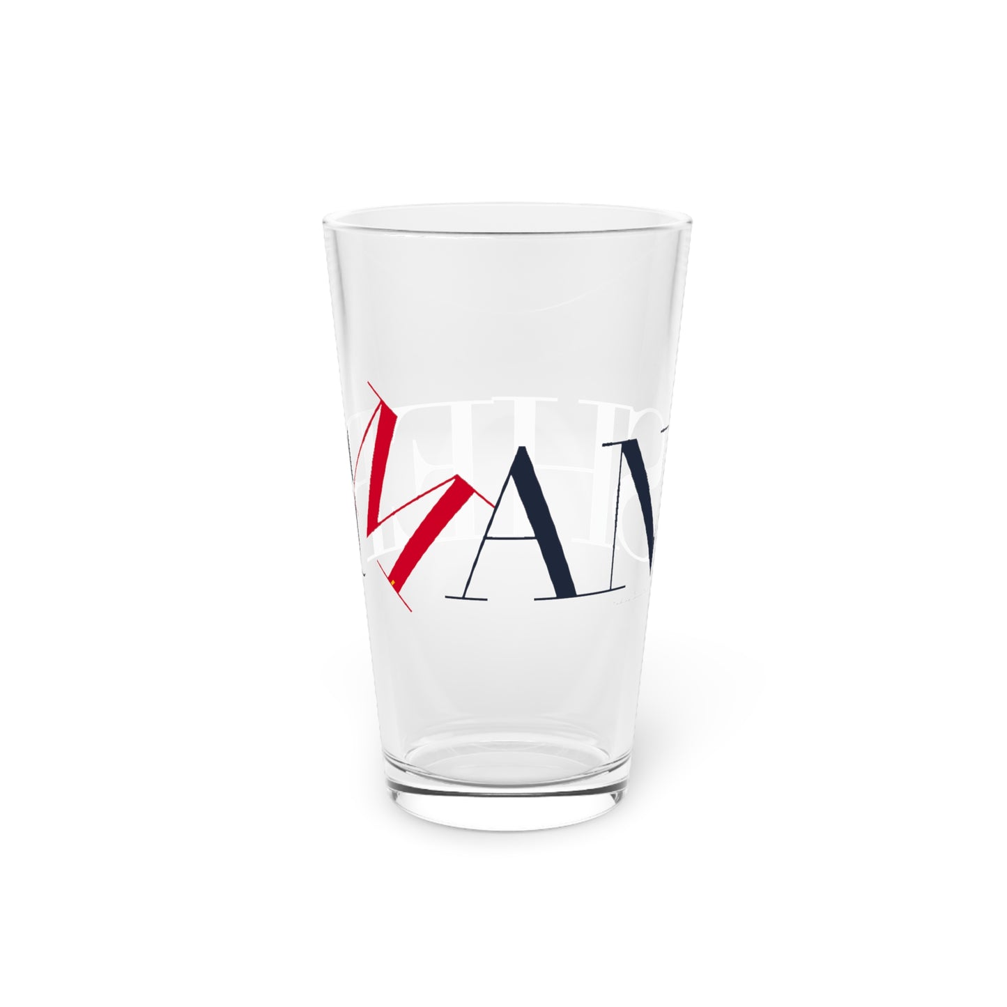 41 Tilt Sherman Pint Glass, 16oz