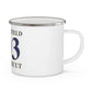 New Fairfield 203 Connecticut Enamel Camping Mug