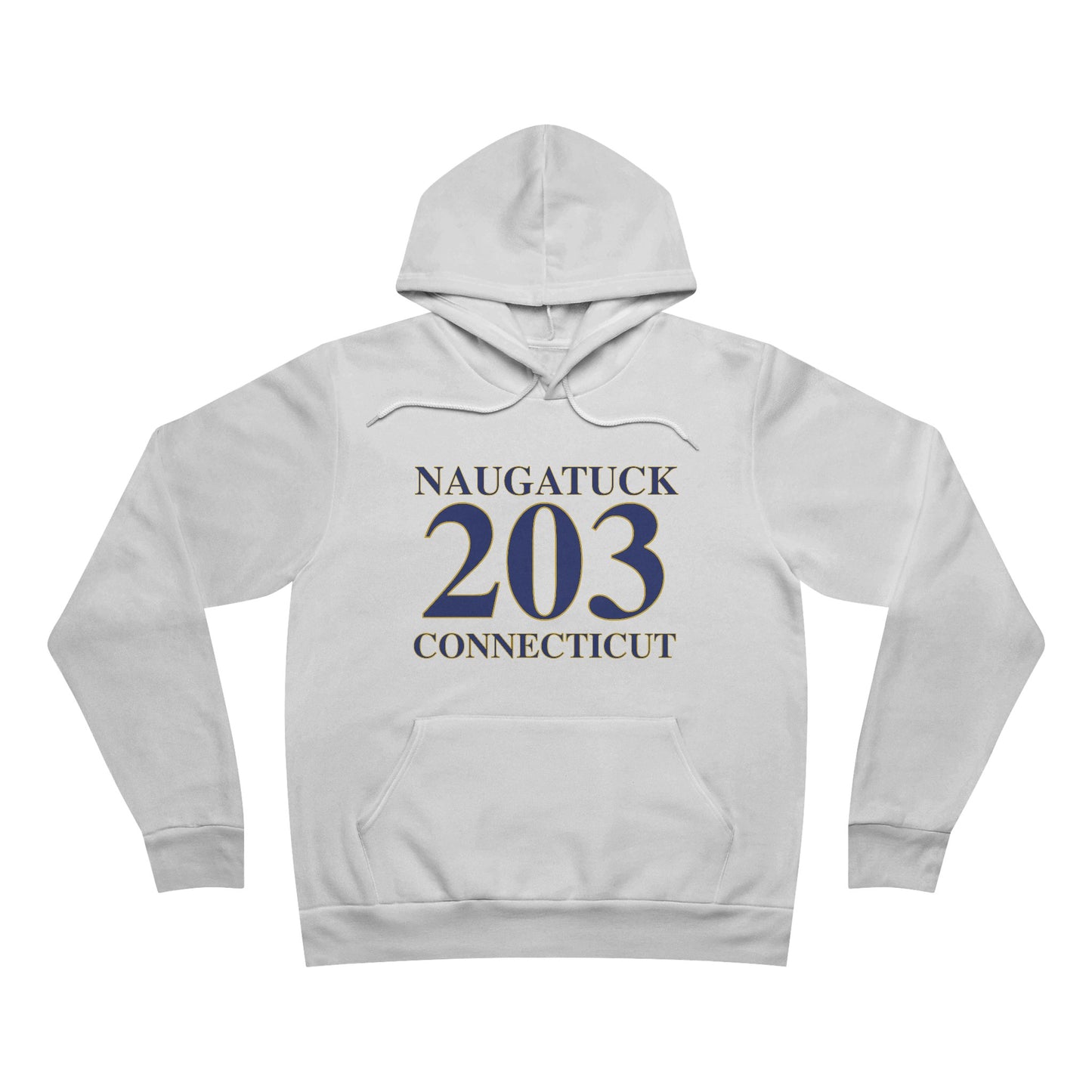 Naugatuck 203 Connecticut Unisex Sponge Fleece Pullover Hoodie