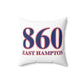 860 East Hampton Red, White & Blue Spun Polyester Square Pillow
