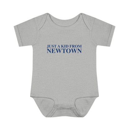 Just a kid from Newtown Infant Baby Rib Bodysuit