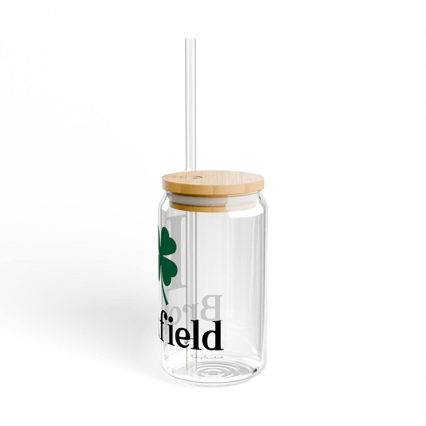 I Clover Brookfield Sipper Glass, 16oz