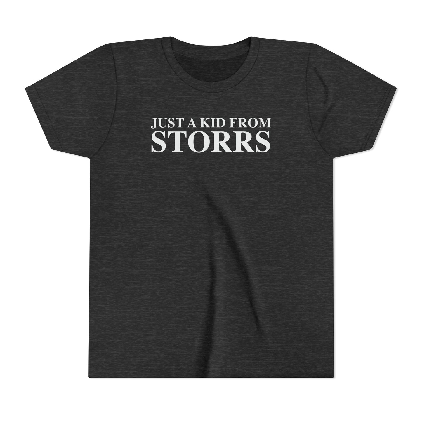 Just a kid from Storrs Youth Short Sleeve T-Shirt