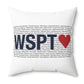 Westport Love Spun Polyester Square Pillow