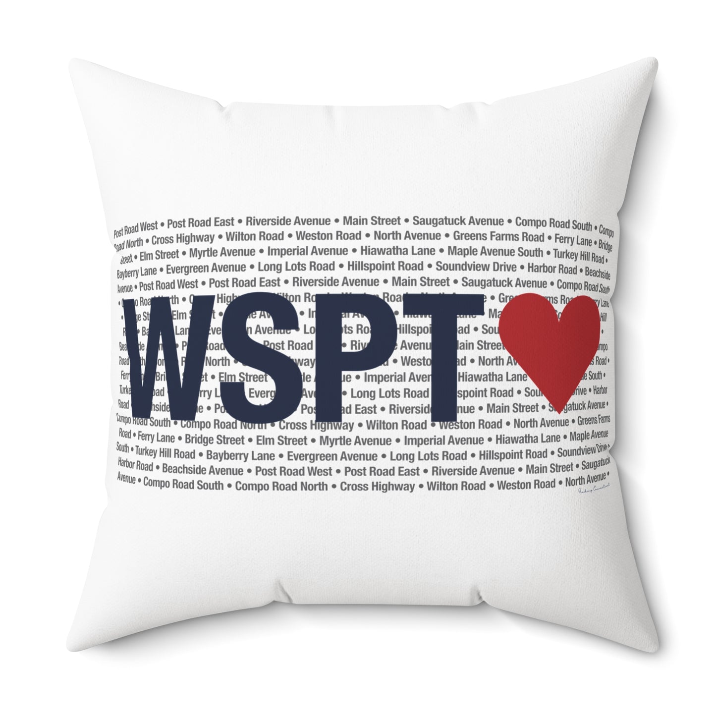 Westport Love Spun Polyester Square Pillow