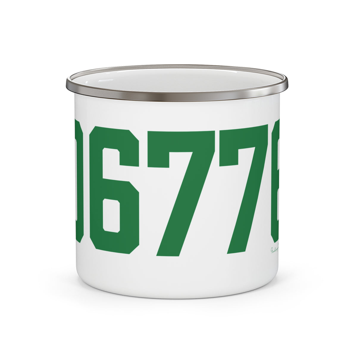 06776 New Milford Connecticut Zip Code Enamel Camping Mug