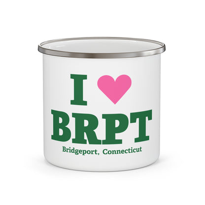 I Heart BRPT Enamel Camping Mug