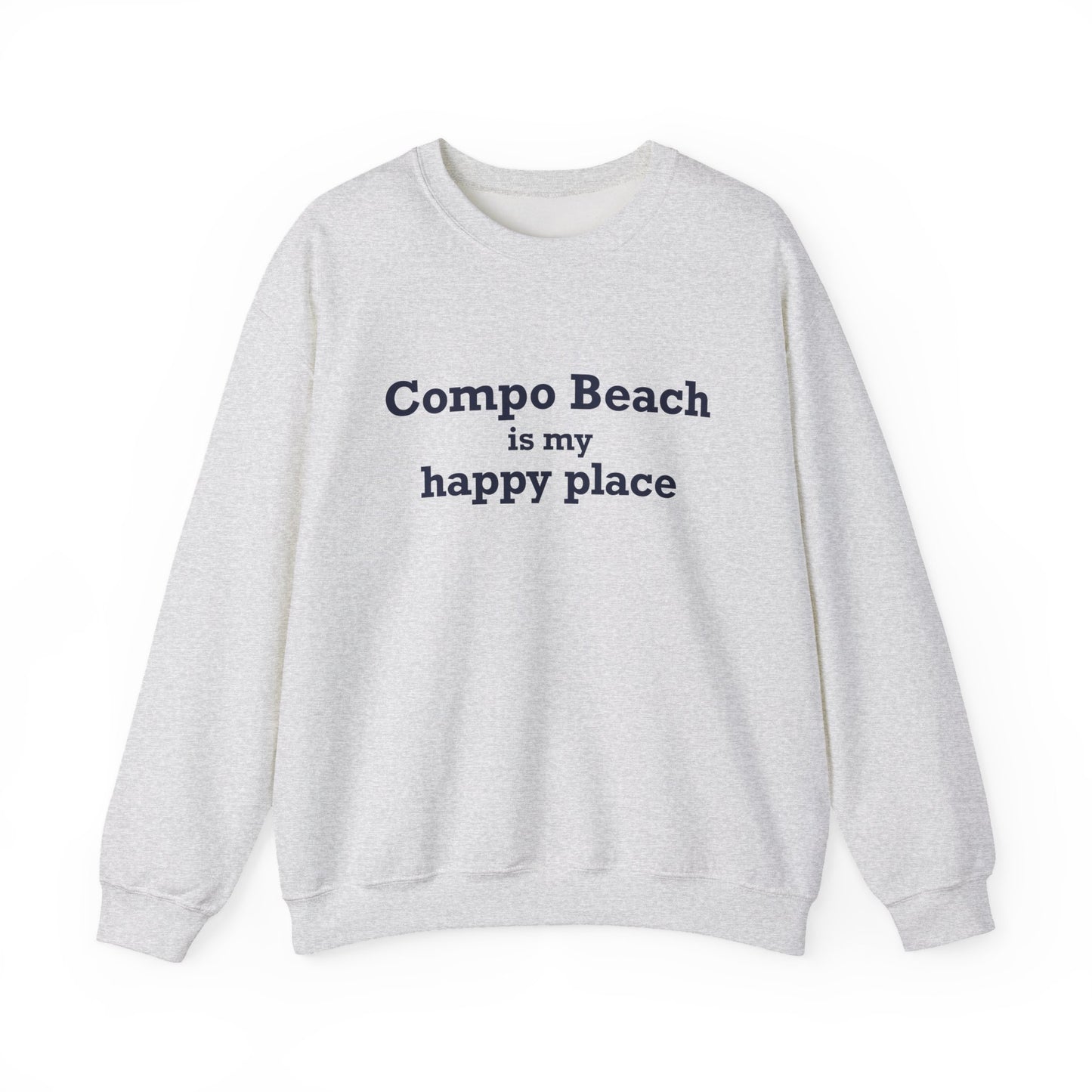 Compo Beach Is My Happy Place Unisex Heavy Blend™ Crewneck Sweatshirt
