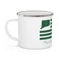 Plymouth Connecticut St. Patrick’s Day Flag Enamel Camping Mug
