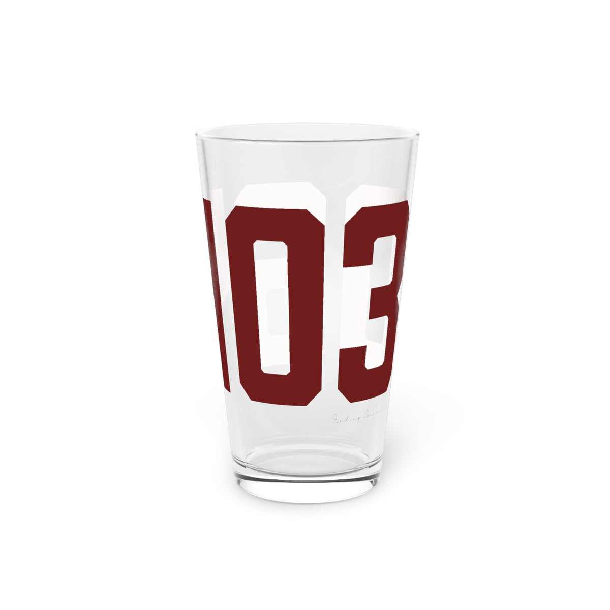 06403 Beacon Falls Connecticut Zip Code Pint Glass, 16oz