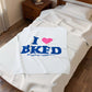 I Heart BKFD Velveteen Plush Blanket