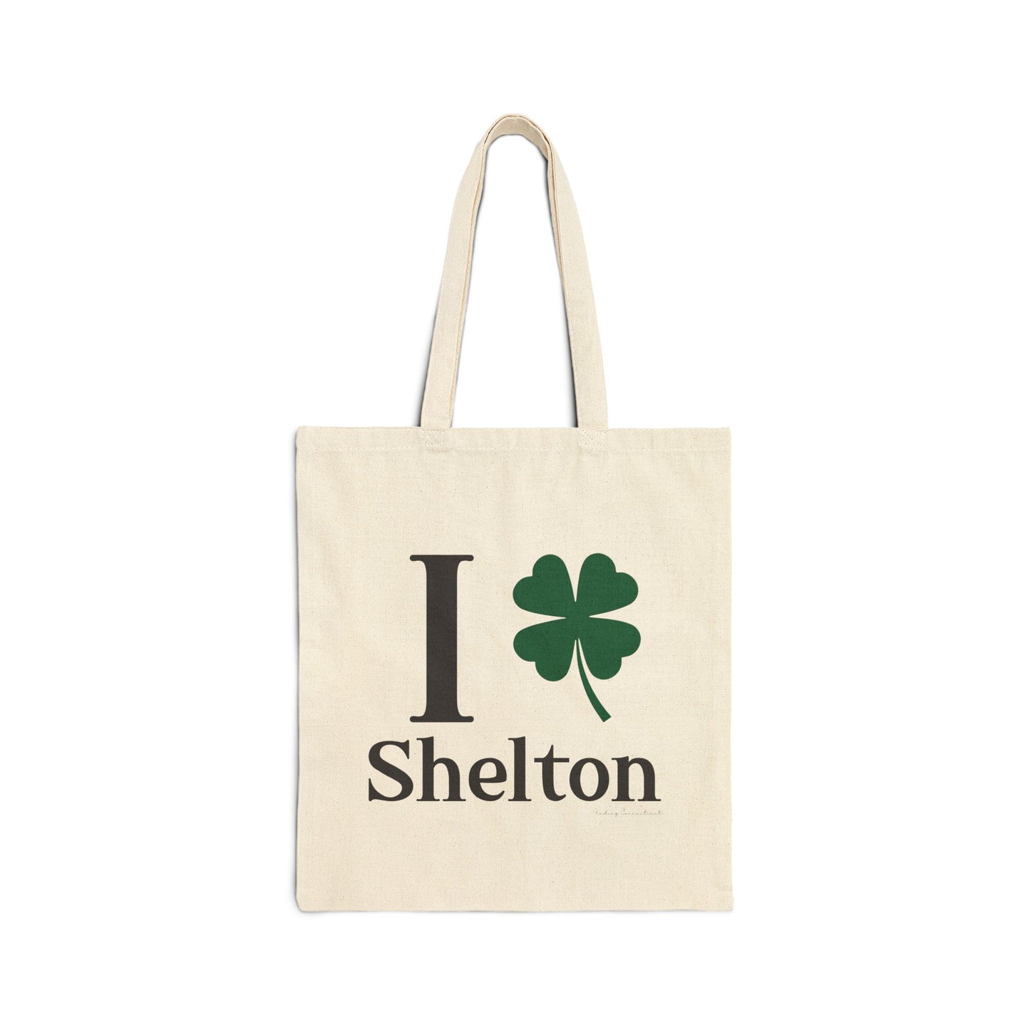 I Clover Shelton Cotton Canvas Tote Bag