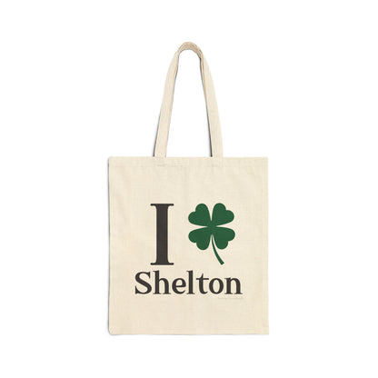 I Clover Shelton Cotton Canvas Tote Bag