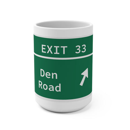 Vintage Merritt Parkway Exit 33 Sign Mug 15oz