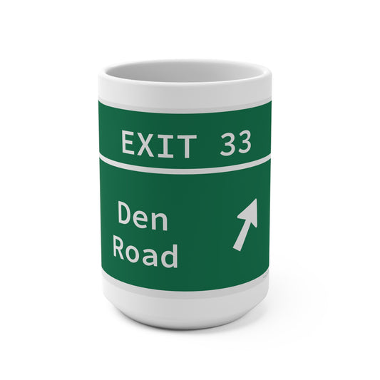 Vintage Merritt Parkway Exit 33 Sign Mug 15oz