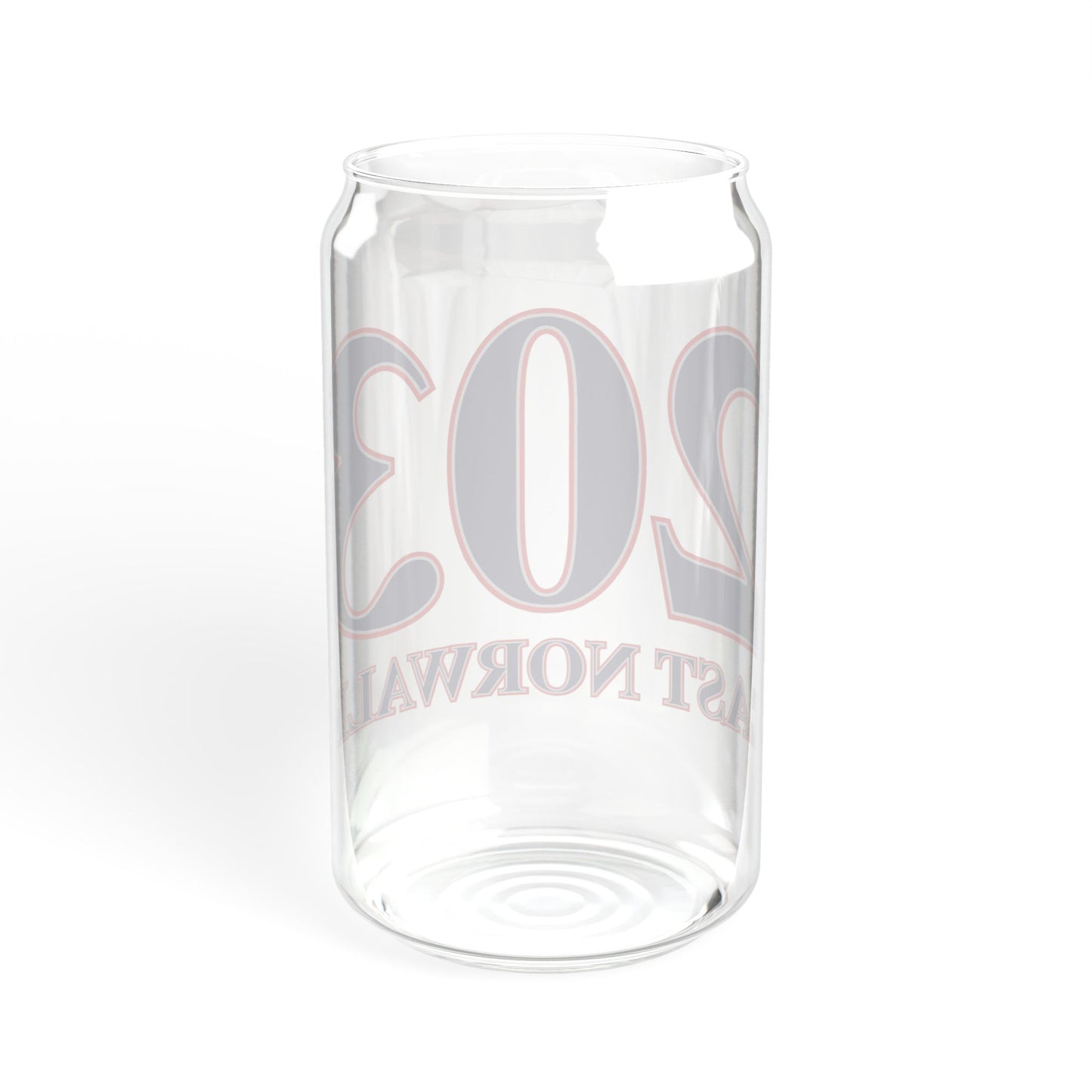 203 East Norwalk Red, White & Blue Sipper Glass, 16oz