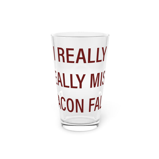 I Really Really Miss Beacon Falls Pint Glass, 16oz