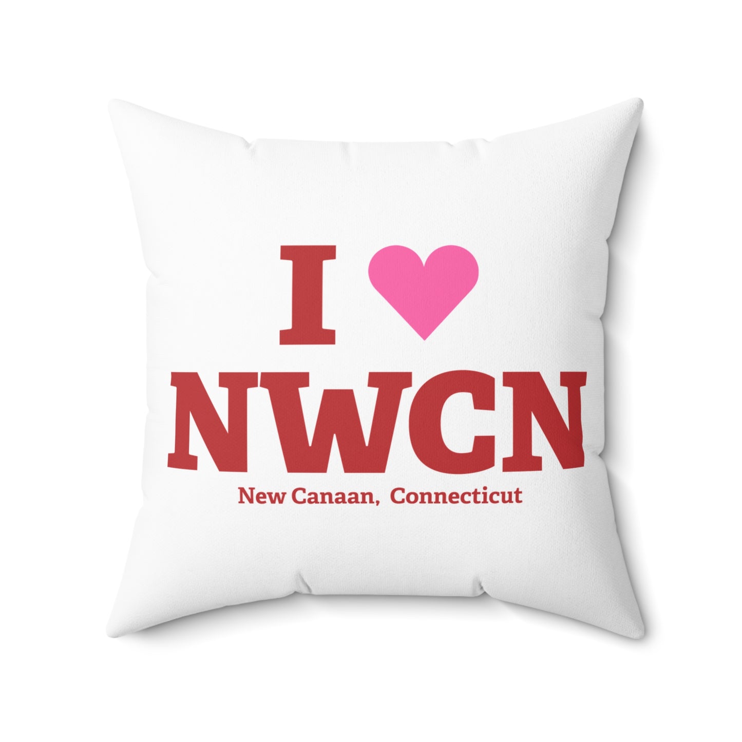 I Heart NWCN Spun Polyester Square Pillow