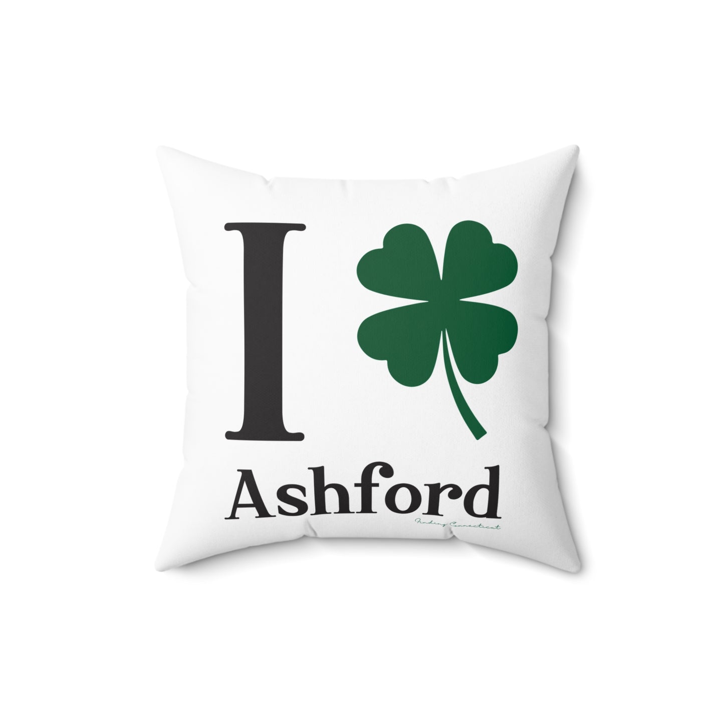 I Clover Ashford Spun Polyester Square Pillow