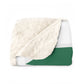 Vintage Merritt Parkway Exit 44 Sign Sherpa Fleece Blanket