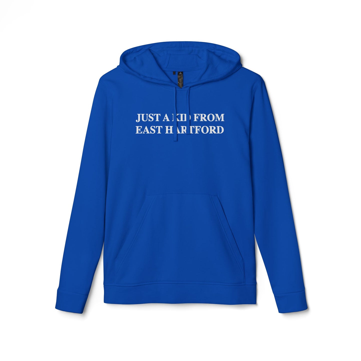 Just a kid from East Hartford adidas Unisex Fleece Hoodie