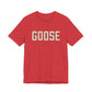 Goose Zip Code Cream & Purple Unisex Jersey Short Sleeve T-Shirt