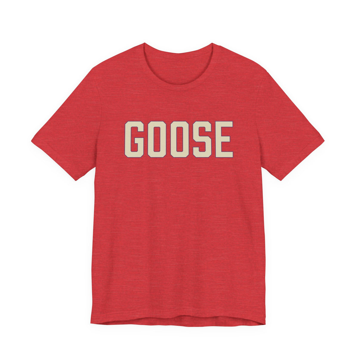Goose Zip Code Cream & Purple Unisex Jersey Short Sleeve T-Shirt