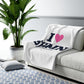 I Heart SHMN Sherpa Fleece Blanket