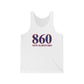 860 New Hartford Red White & Blue Unisex Jersey Tank Top