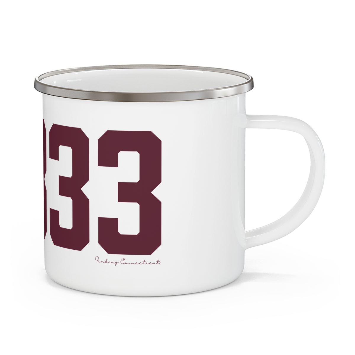 06333 East Lyme Connecticut Zip Code Enamel Camping Mug