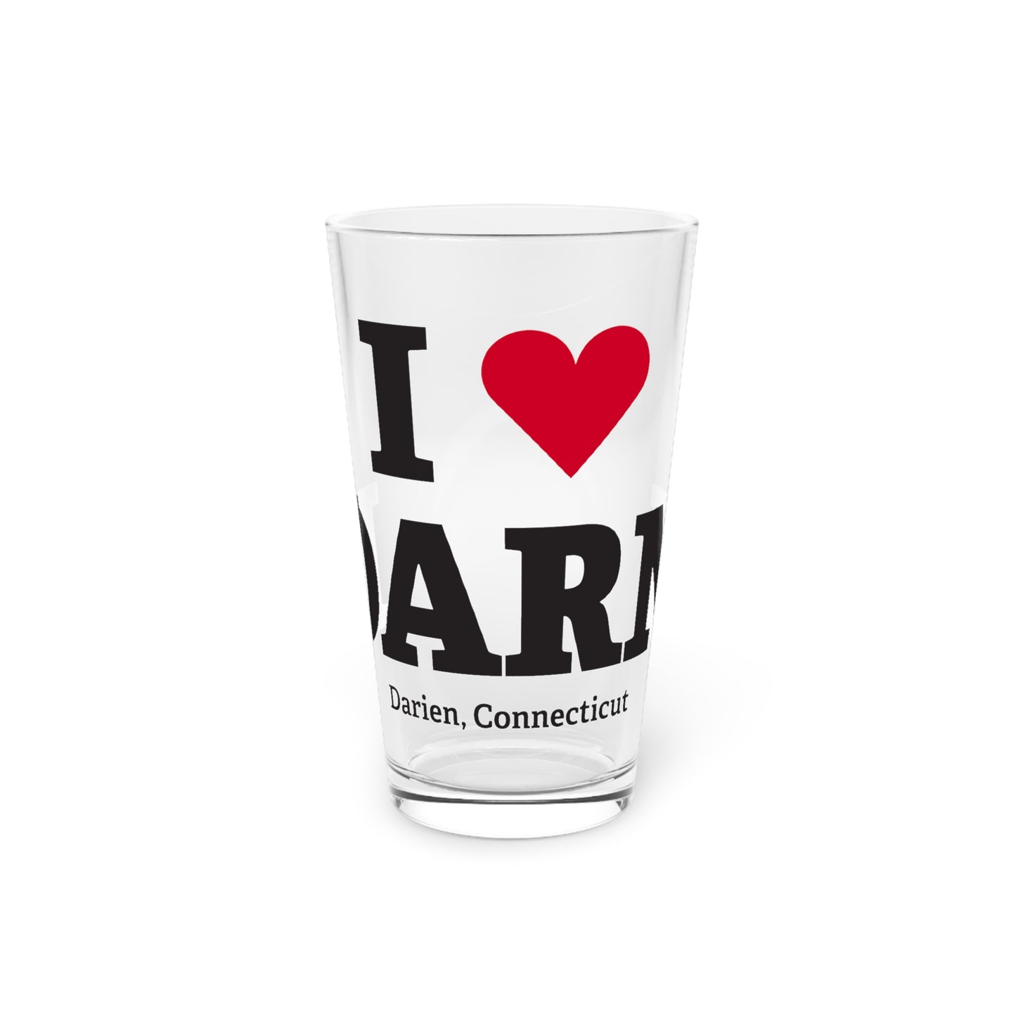 I Heart DARN Pint Glass, 16oz