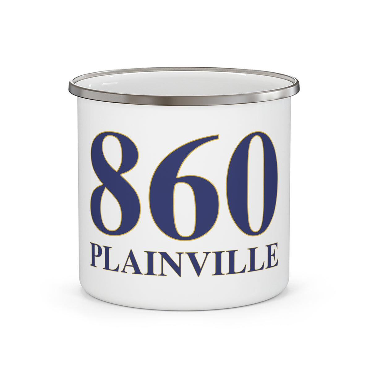 860 Plainville Enamel Camping Mug