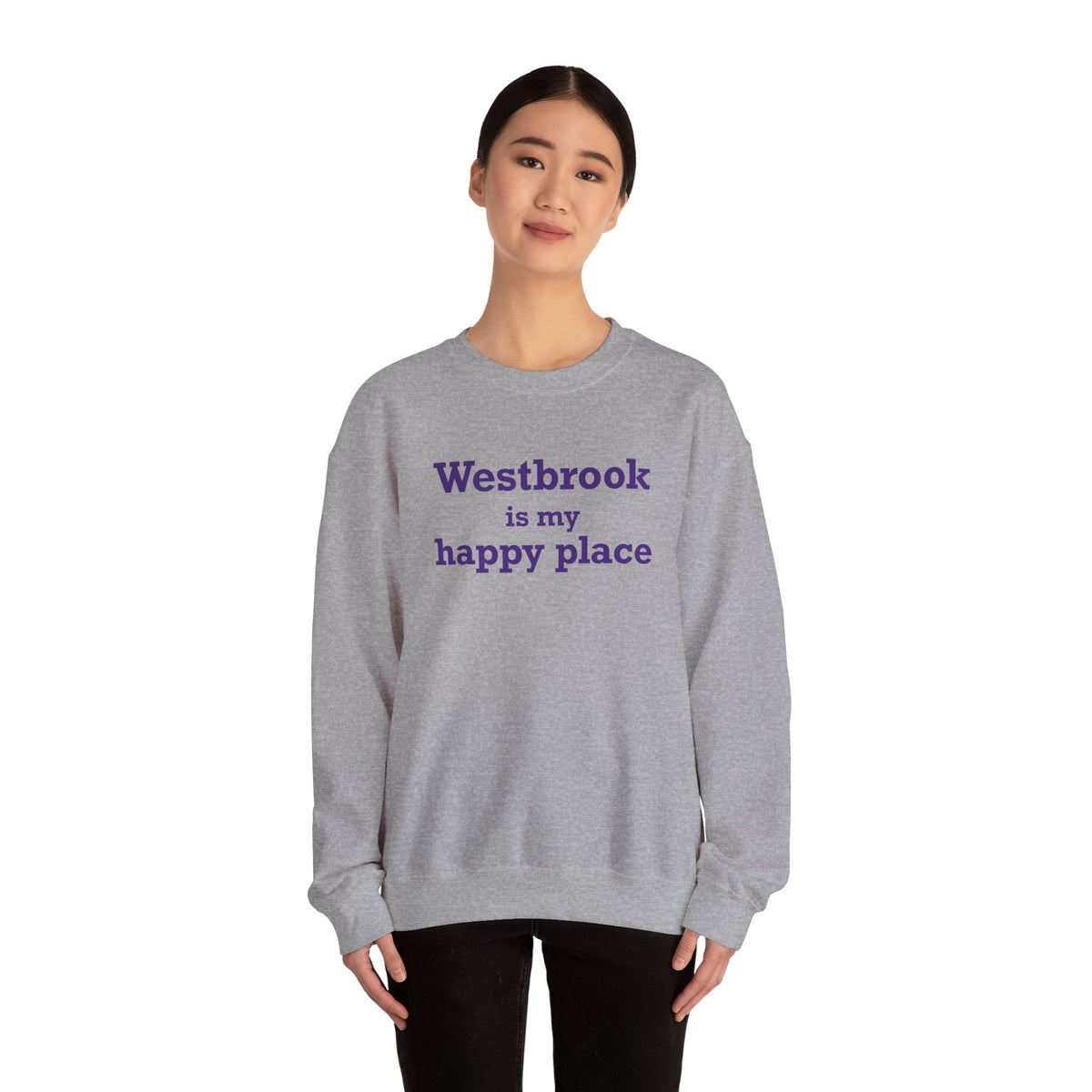 Westbrook is My Happy Place Unisex Heavy Blend™ Crewneck Sweatshirt