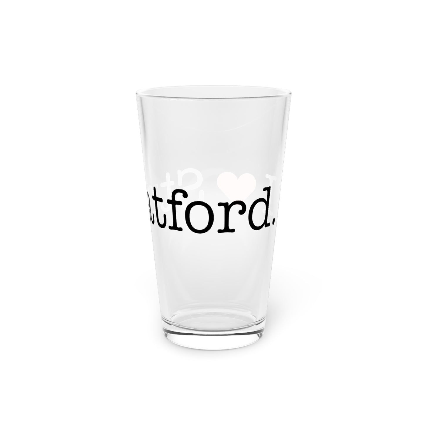 I Heart Stratford. Pint Glass, 16oz
