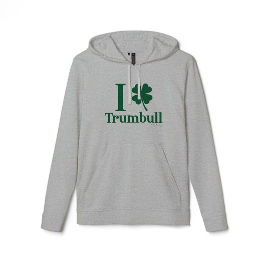 I Clover Trumbull (Green) adidas® Unisex Fleece Hoodie