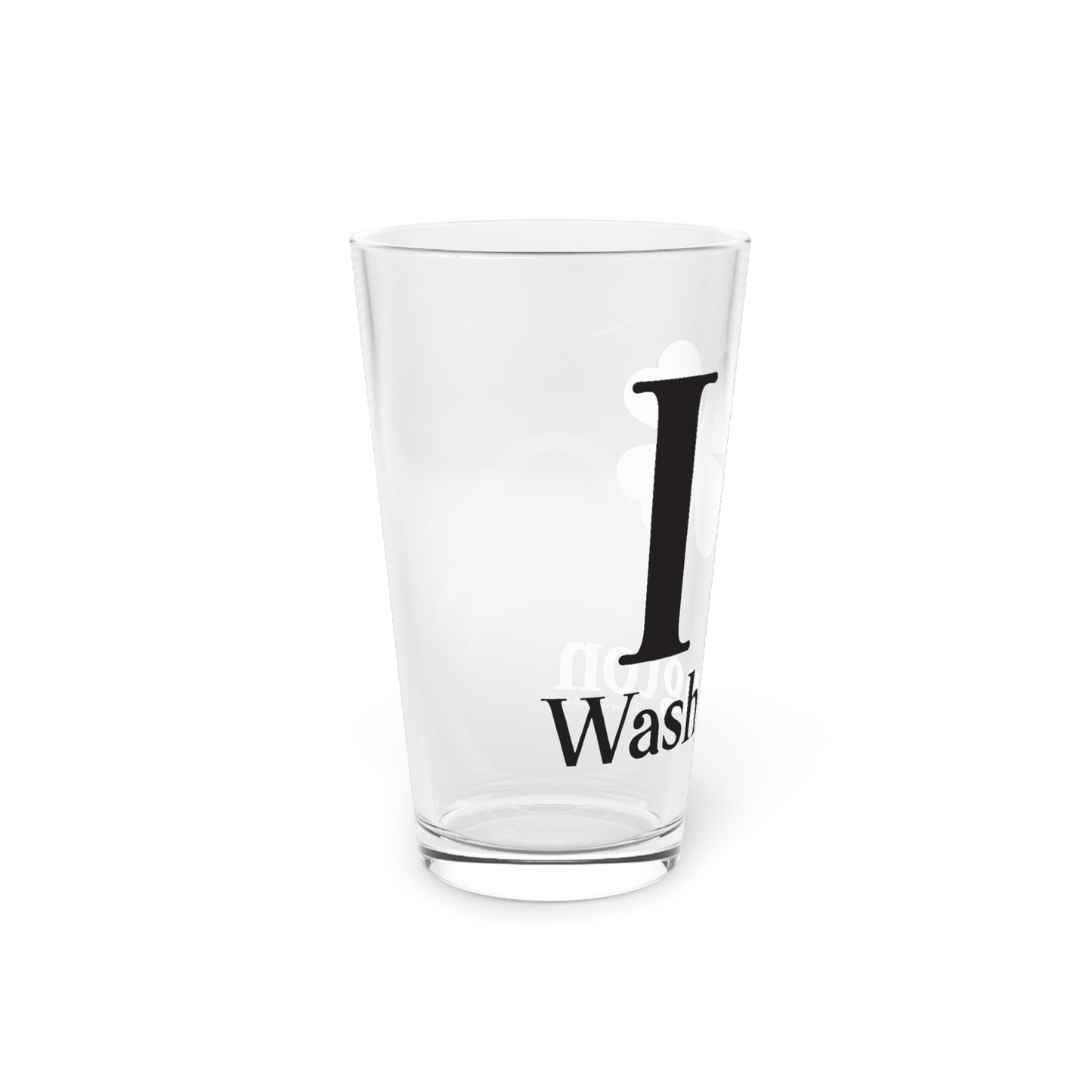 I Clover Washington Pint Glass, 16oz