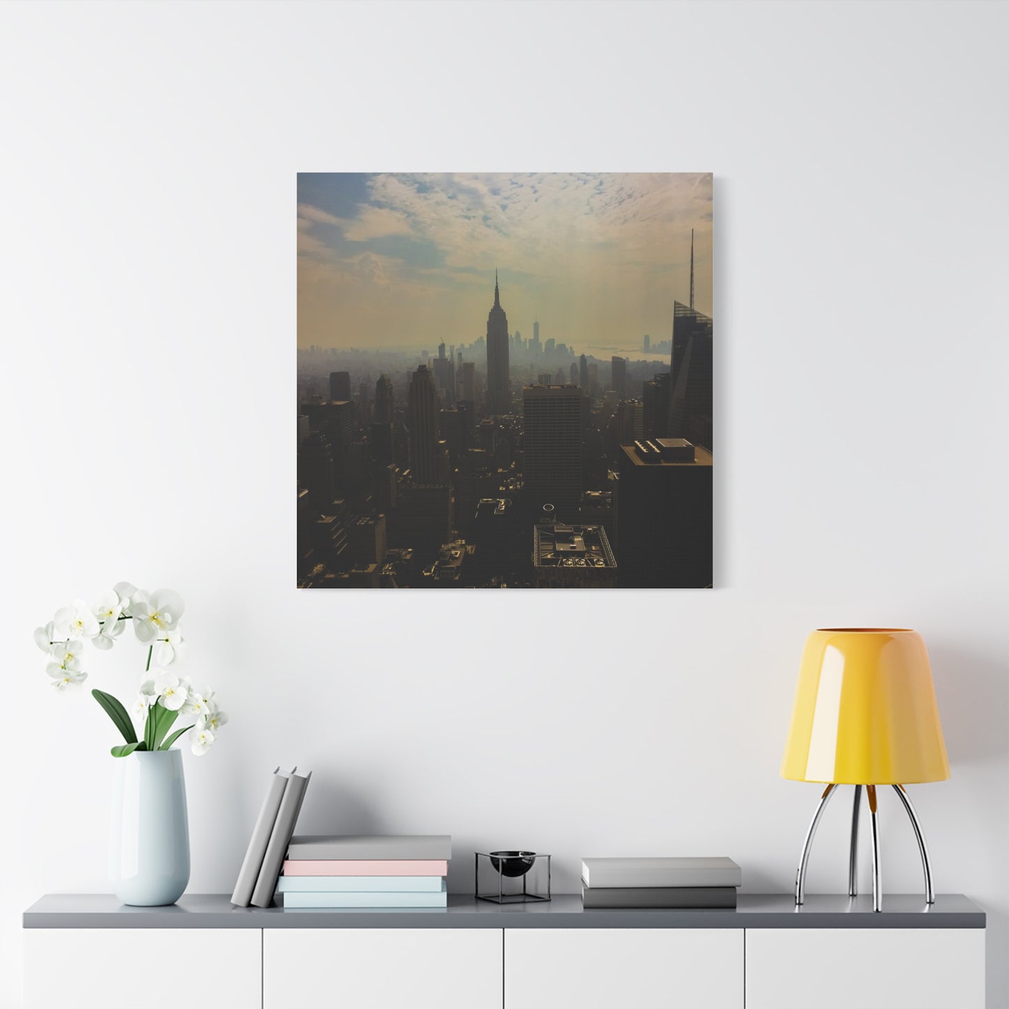 NYC Skyline Matte Canvas, Stretched, 1.25"