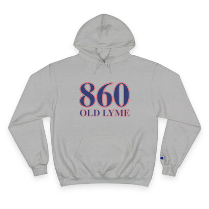 860 Old Lyme Red White & Blue Champion Hoodie