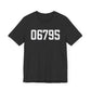 06795 - Watertown CT Zip Code Unisex Jersey Short Sleeve T-Shirt
