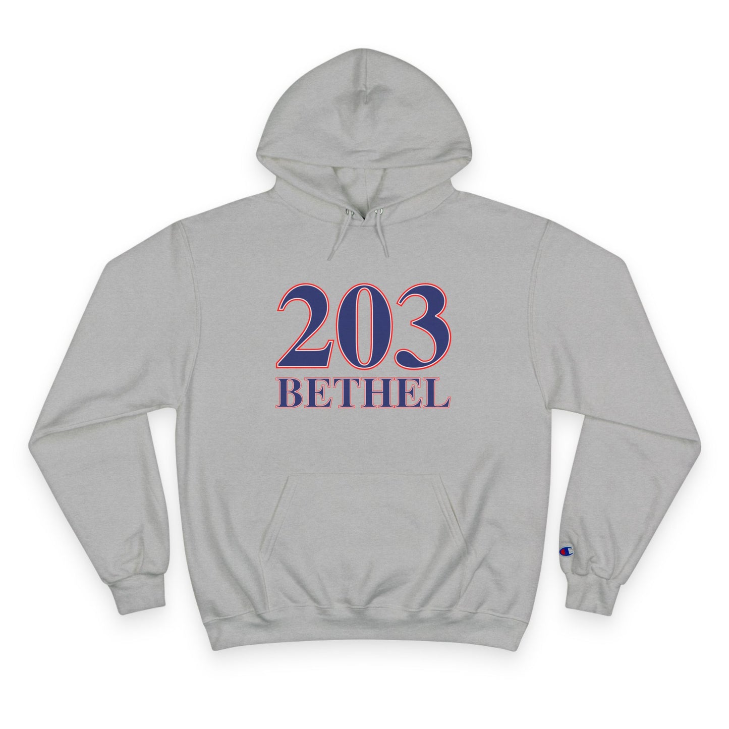 203 Bethel Red White & Blue Champion Hoodie