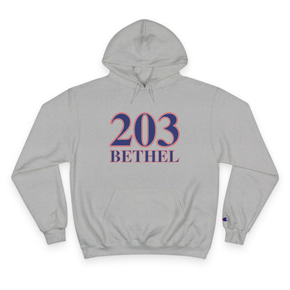 203 Bethel Red White & Blue Champion Hoodie