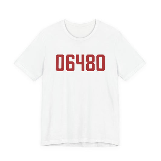06480 Portland Connecticut Zip Code Unisex Jersey Short Sleeve T-Shirt