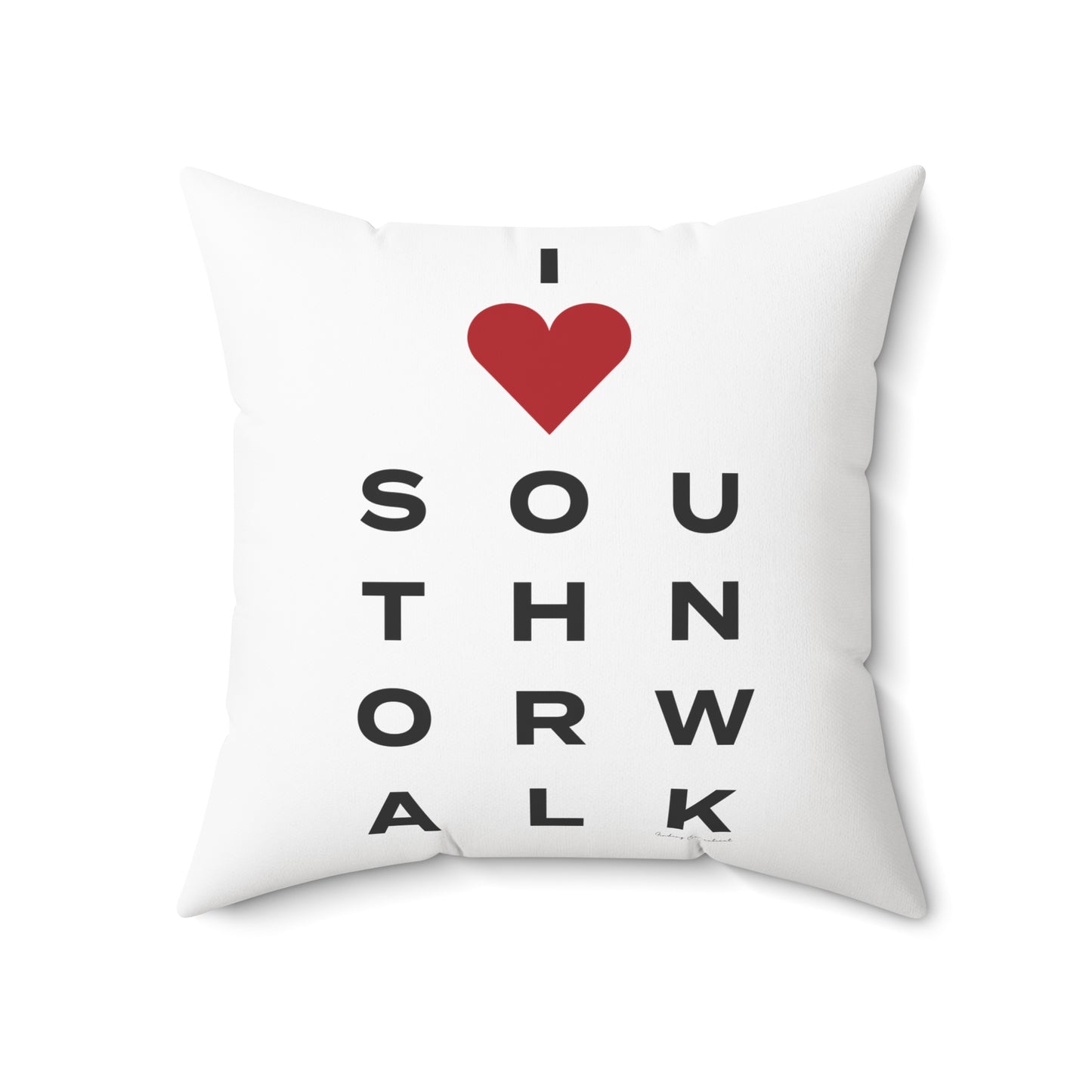 South Norwalk Vision Spun Polyester Square Pillow