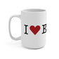I Heart Easton. Mug 15oz