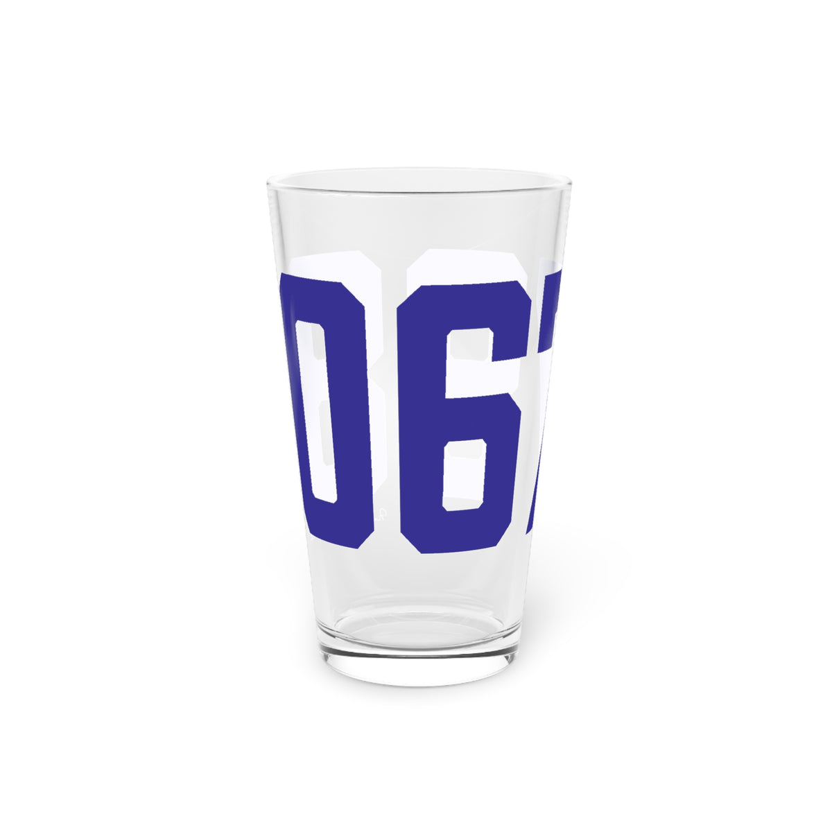 06798 Woodbury Connecticut Zip Code Pint Glass, 16oz