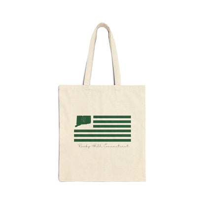 Rocky Hill Connecticut St. Patrick’s Day Flag Cotton Canvas Tote Bag