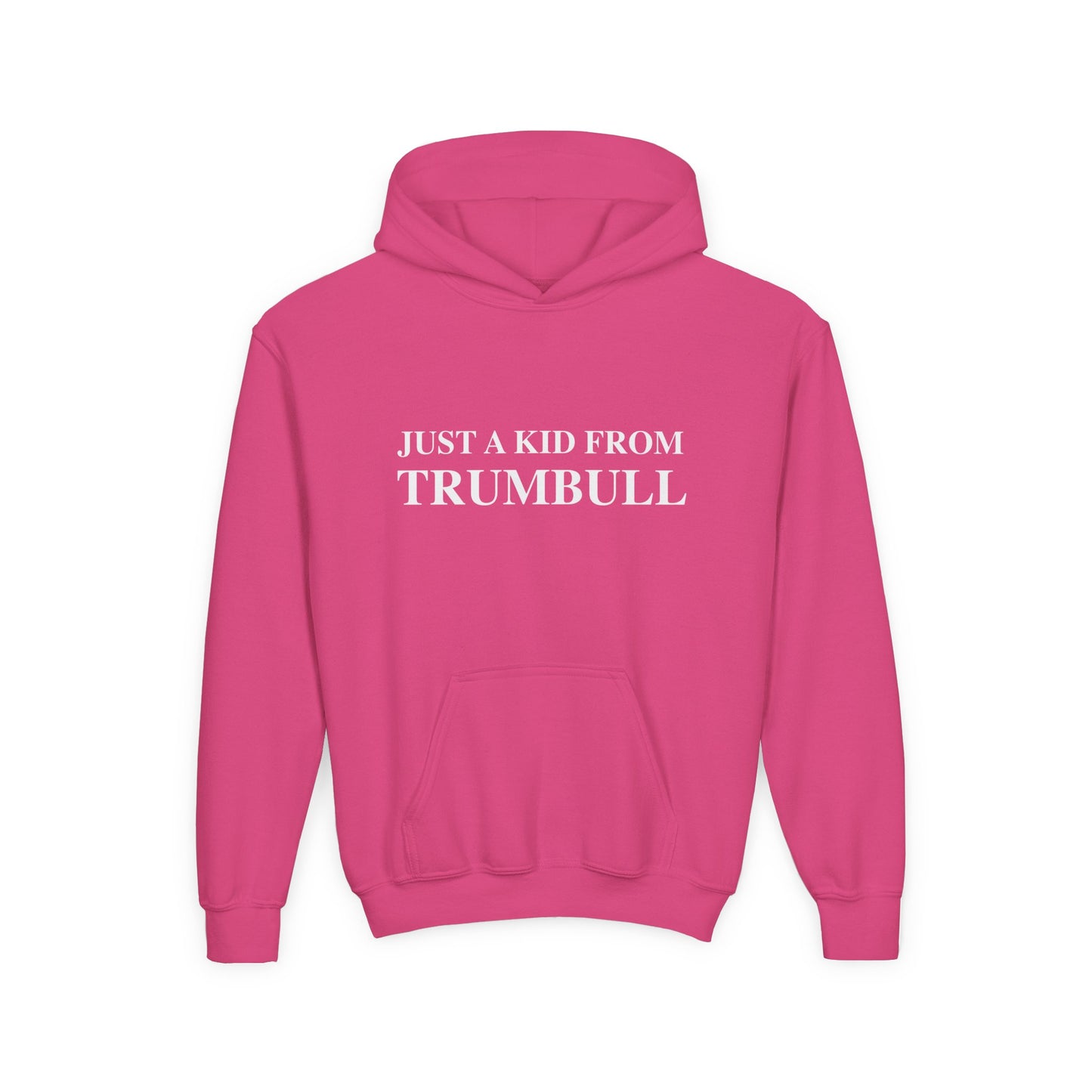 Just a kid from Trumbull  Youth Heavy Blend Hooded Sweatshirt