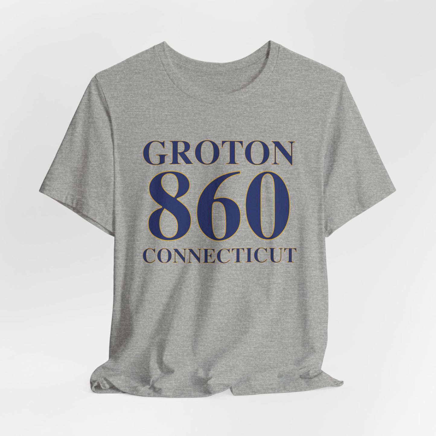 Groton 860 Connecticut Unisex Jersey Short Sleeve Tee