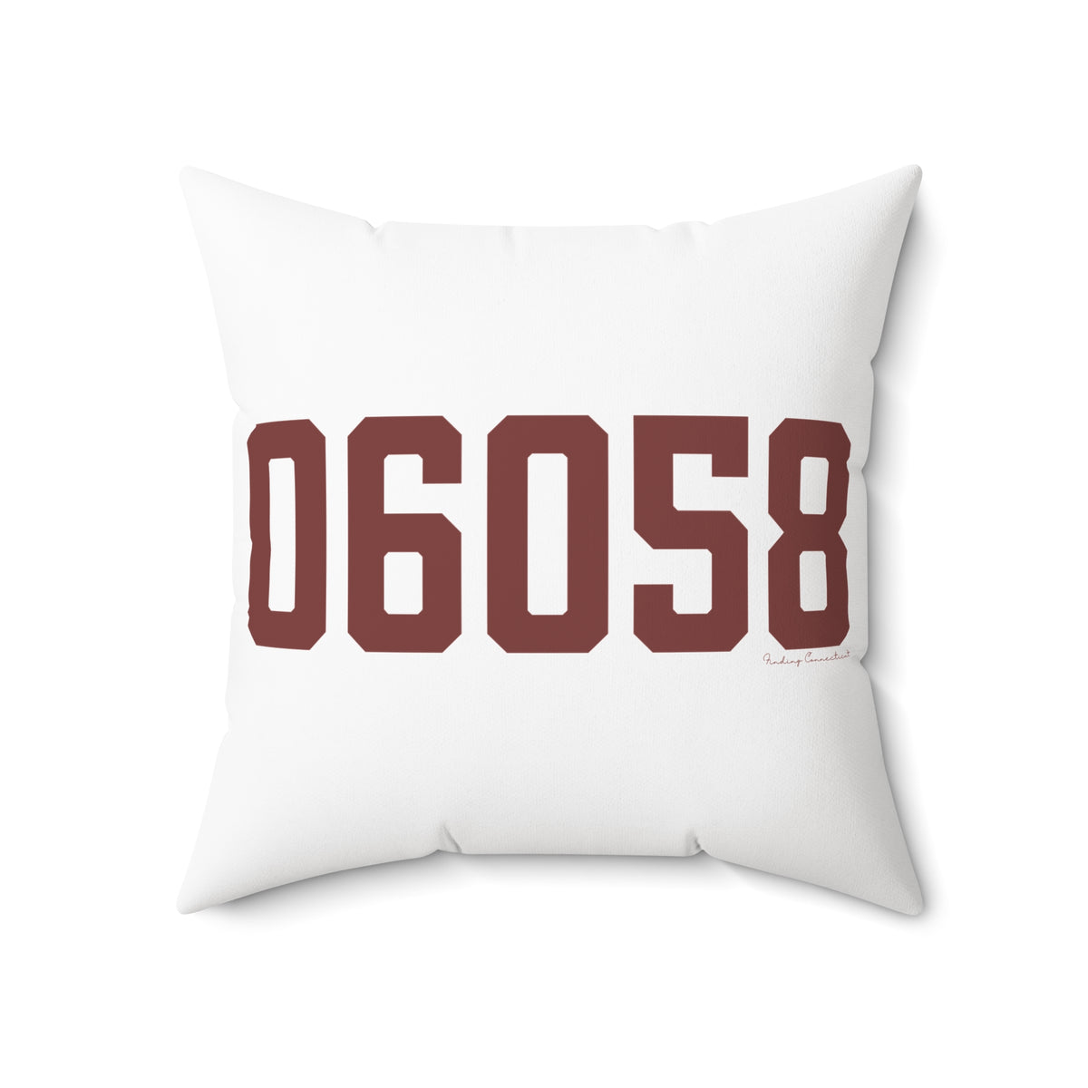06058 Norfolk Connecticut Zip Code Polyester Square Pillow